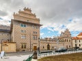 Hradcany Square, Schwarzenberg Palace, Prague Royalty Free Stock Photo