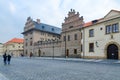 Hradchanskaya Square, Schwarzenberg Palace, Prague, Czech Republic Royalty Free Stock Photo