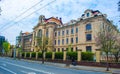 HRADEC KRALOVE, CZECH REPUBLIC, APRIL 30, 2015: central part of czech city hradec kralove is full of historical