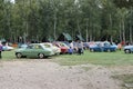 Hradec Kralove, Czech Republic - Sep 18, 2021 : Skoda historic club oldtimer car meeting