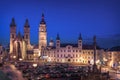 Hradec Kralove, Czechia. View of Market square Royalty Free Stock Photo