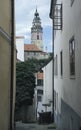 The Hradek of Cesky Krumlov is the round painted tower of the town Castle and the symbol of the town itself. Cesky Krumlov is one
