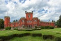 Hradek u Nechanic, Czech Republic - July 10, 2020. The Czech romantic chateau built as a residence of the house of