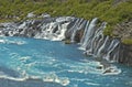 Hraunfossar Royalty Free Stock Photo