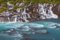 The Hraunfossar - an amazing blue cascade