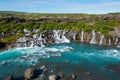 Hraunfossar Royalty Free Stock Photo