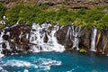 Hraunfossar Waterfall in Iceland