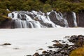 Hraunfossar waterfall, Iceland Royalty Free Stock Photo