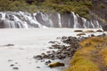Hraunfossar waterfall, Iceland Royalty Free Stock Photo