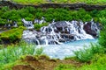 Hraunfossar Waterfalls