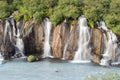 Hraunfossar waterfalls, Western Iceland