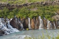 Hraunfossar waterfalls, Western Iceland