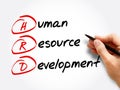 HRD - Human Resource Development acronym