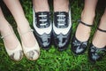 Hree pairs of fashionable footwear