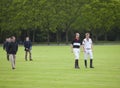 HRH Prince William and HRH Prince Harry in attendance for the polo match