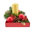 ÃÂ¡hristmas candle Royalty Free Stock Photo