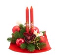 ÃÂ¡hristmas candle Royalty Free Stock Photo