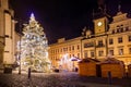 ÃÂ¡hristmas market in Kladno, Czech Republic