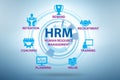 HRM - human resources management concept