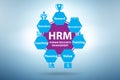 HRM - human resources management concept