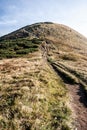 Hromove hill in autumn Mala Fatra mountain range in Slovakia Royalty Free Stock Photo