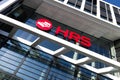 HRS sign at headquarters in Cologne, Germany