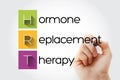 HRT - Hormone Replacement Therapy acronym