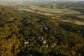 Hruba skala castle and sandstone rocks. Bohemian Paradise, Czech Republic Royalty Free Stock Photo