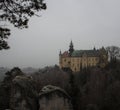 Hruba skala in Czech republic in winter season