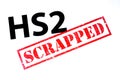 HS2 Scrapped Royalty Free Stock Photo