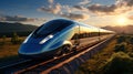 HS2 Train - High Speed 2 rail Royalty Free Stock Photo