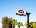 HSBC bank Atm machine sign in Valletta, Malta