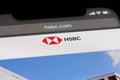 HSBC bank brand logo on official website