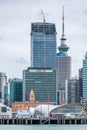 HSBC Bank building and PwC tower with ANZ bank and Skytower in background