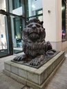 Hsbc Birmingham office lion statue