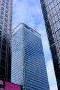 HSBC office in Canary Wharf Docklands