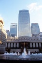 HSBC Tower, Canary Wharf Tower & Citigroup Centre Royalty Free Stock Photo