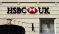 HSBC UK Bank sign logo