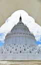 Hsinbyume Pagoda in Mingun, Myanmar in Summer