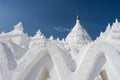 Hsinbyume Paya beautiful white monastery in Mingun city, Mandala