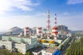 Hsinta Thermal power plant , January 04, 2020. - Aerial view Hsinta Thermal power plant in kaohsiung . Taiwan