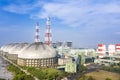 Hsinta Thermal power plant , January 04, 2020. - Aerial view Hsinta Thermal power plant in kaohsiung . Taiwan