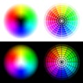RGB color wheels