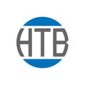 HTB letter logo design on white background. HTB creative initials circle logo concept. HTB letter design Royalty Free Stock Photo