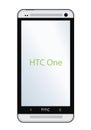 Smartphone HTC One vector