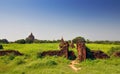 Htilominlo temple in Bagan, Myanmar Royalty Free Stock Photo