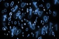Html or binary code and computer technology concept Royalty Free Stock Photo
