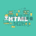 HTML coder creative banner