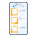 Html coder service design icon cartoon vector. Desktop monitor