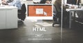 HTML Coding Computer Homepage Internet Network Concept